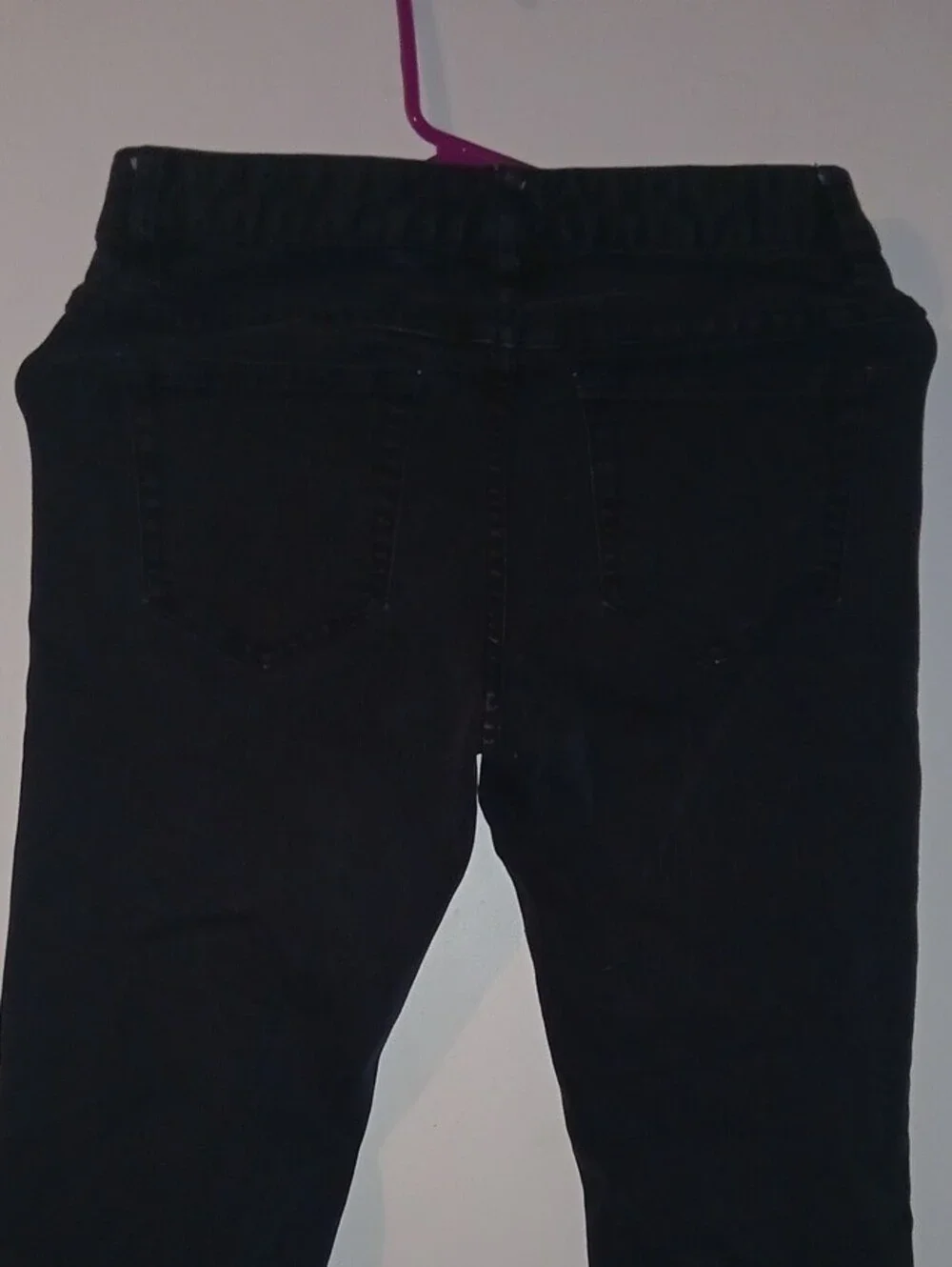 FP Free People Black Ripped Skinny Jeans